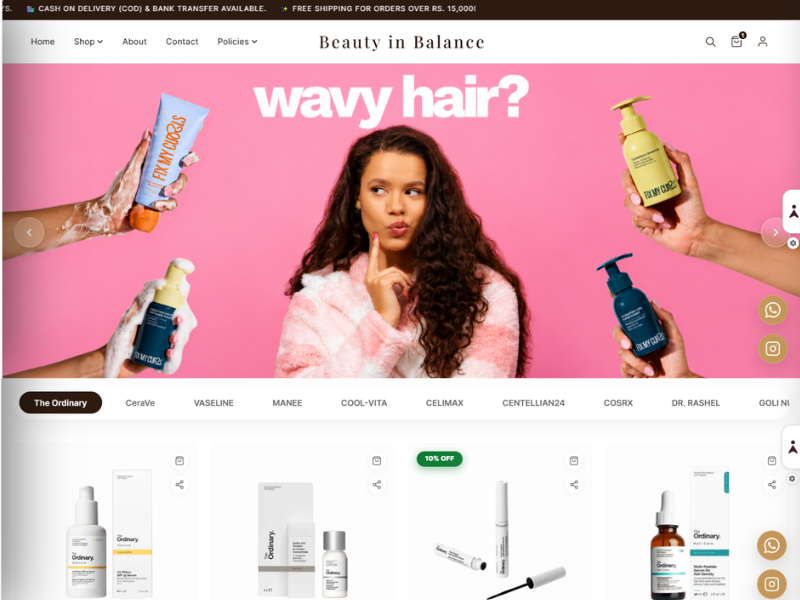 Beauty In Balance Store