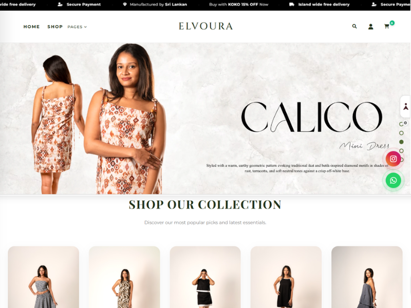 Elvoura Calico Collection